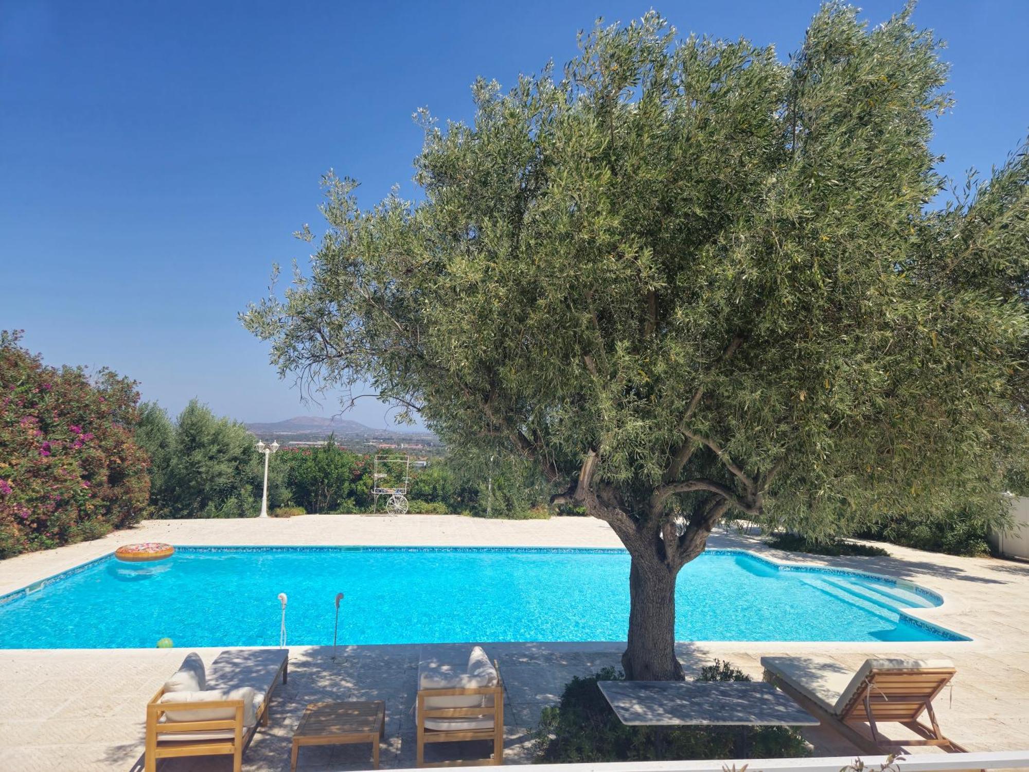 Tophill Gardens House - Shared Pool - Jacuzzi - 24hrs Check In - 10m From Airport Ferienhaus Koropi